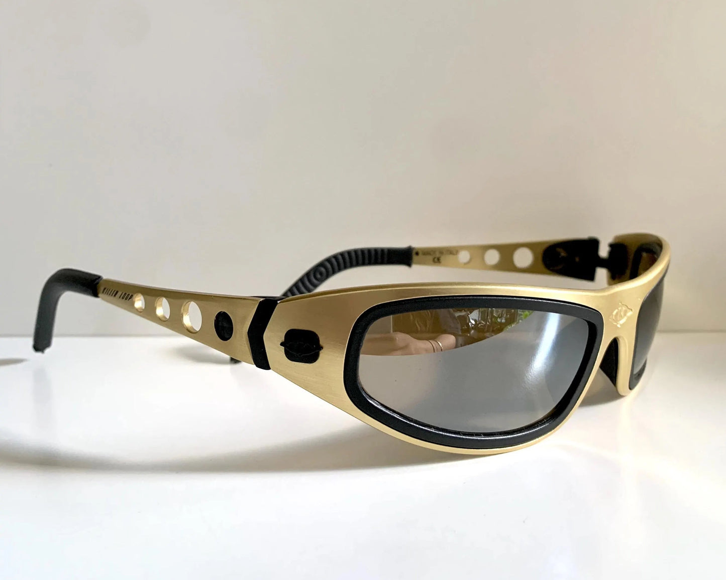 Killer Loop vintage 90s sunglasses - Vicious K0302 silver and black metal  frame