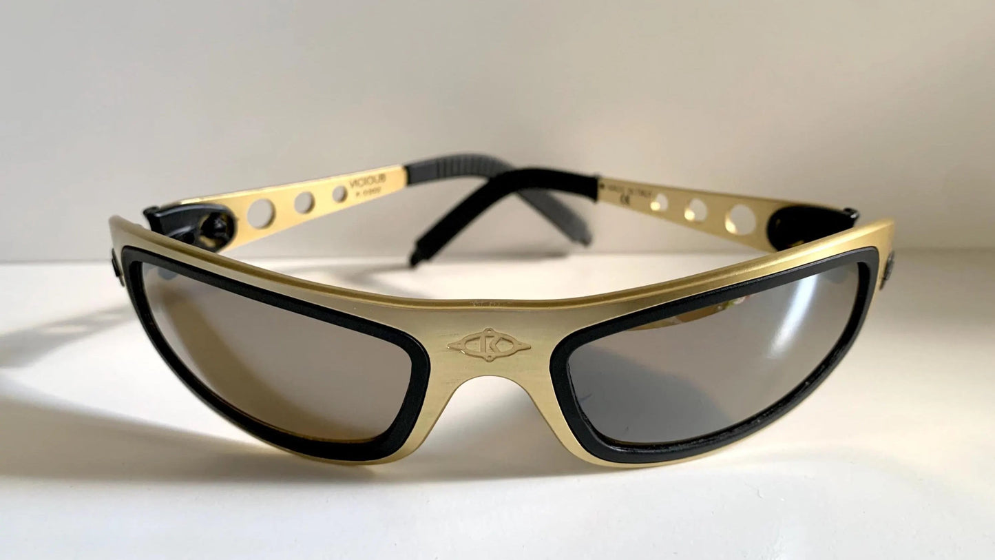 Killer Loop vintage 90s sunglasses - Vicious K0302 silver and black metal  frame