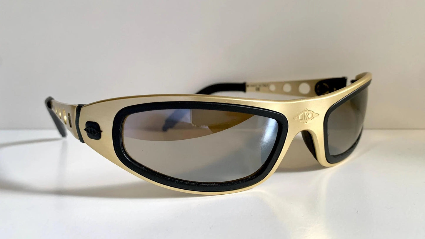 Killer Loop vintage 90s sunglasses - Vicious K0302 silver and black metal  frame