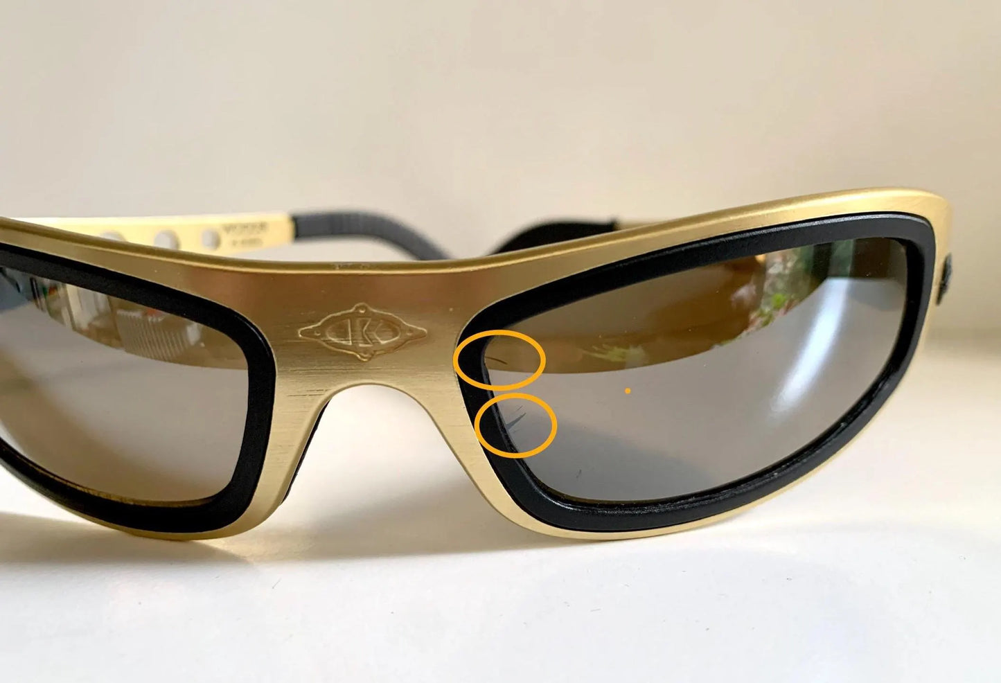 Killer Loop vintage 90s sunglasses - Vicious K0302 silver and black metal  frame