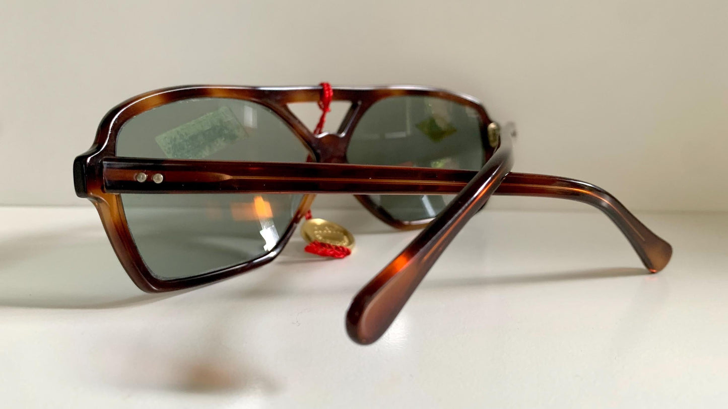 Vintage Loubsol 80s sunglasses - Brown acetate frames made in France