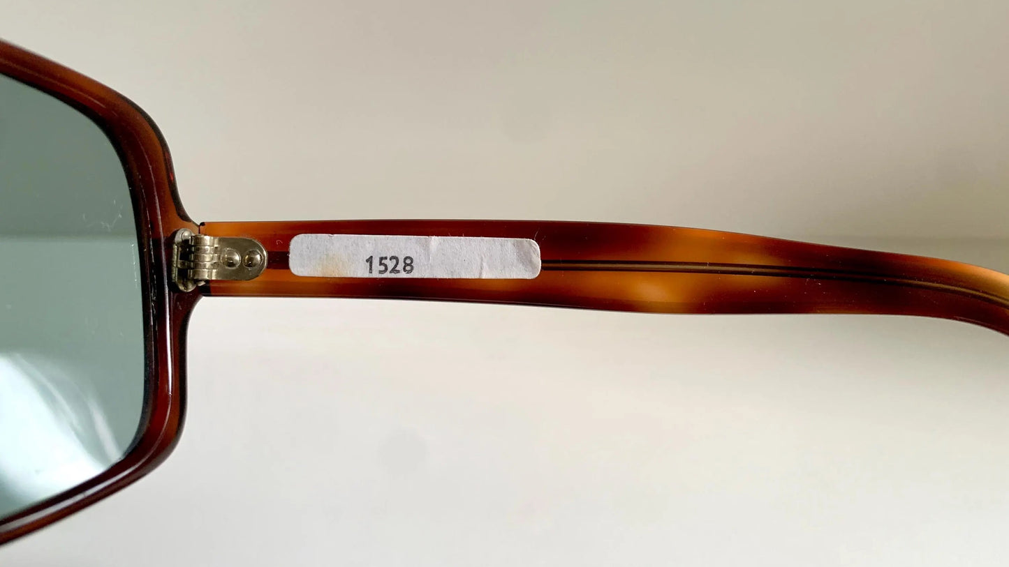 Vintage 80s sunglasses - Brown acetate frames made in France