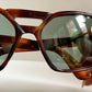Vintage 80s sunglasses - Brown acetate frames made in France