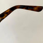 Gucci Vintage-Sonnenbrille aus den 90ern – brauner Wrap-Rahmen mit Strass-Horsebit-Logo