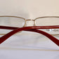 Yves Saint Laurent vintage glasses - YSL 80s golden frames with strass