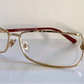 Yves Saint Laurent vintage glasses - YSL 80s golden frames with strass