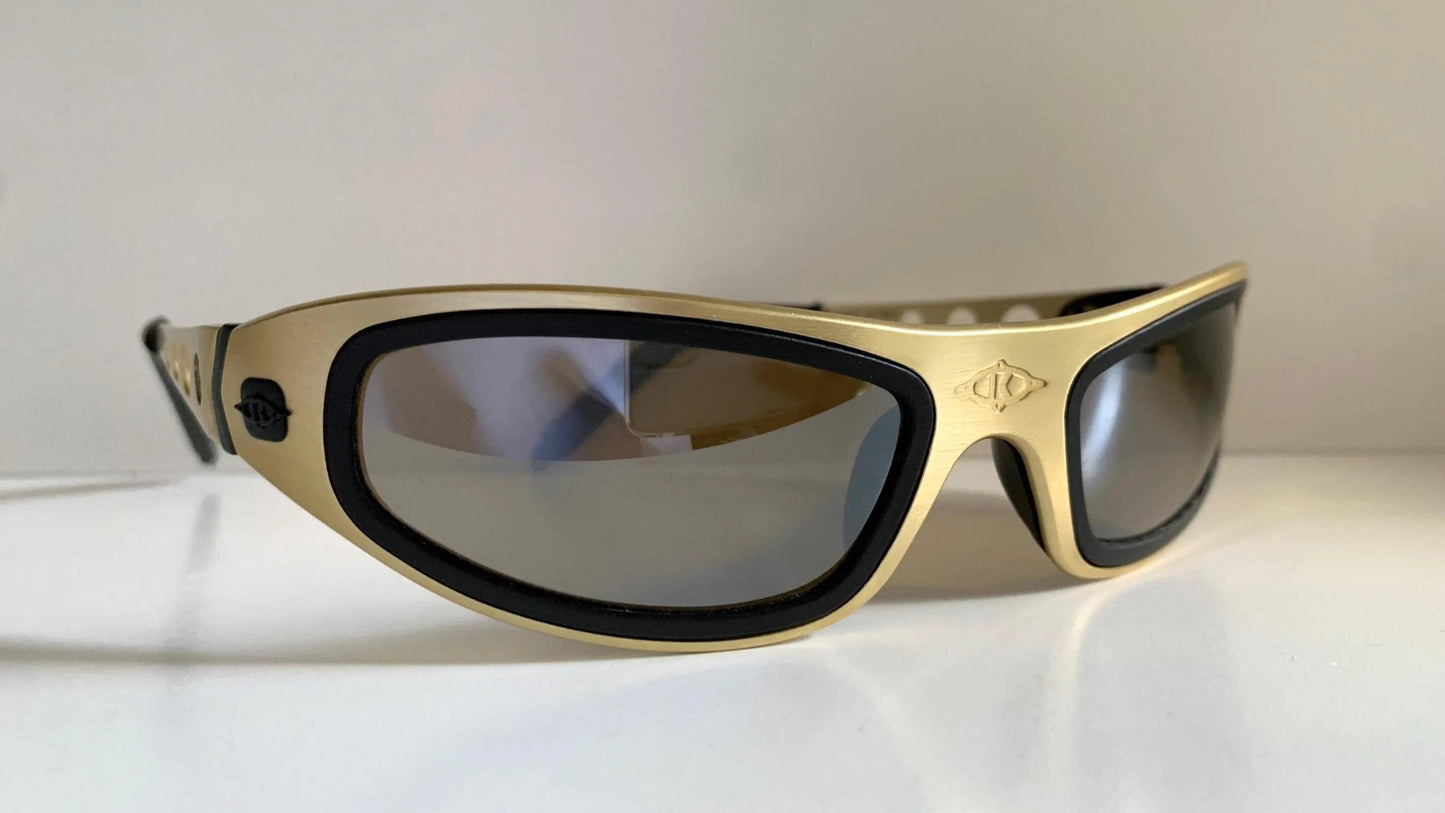 Killer Loop vintage 90s sunglasses - Vicious K0302 silver and black metal  frame