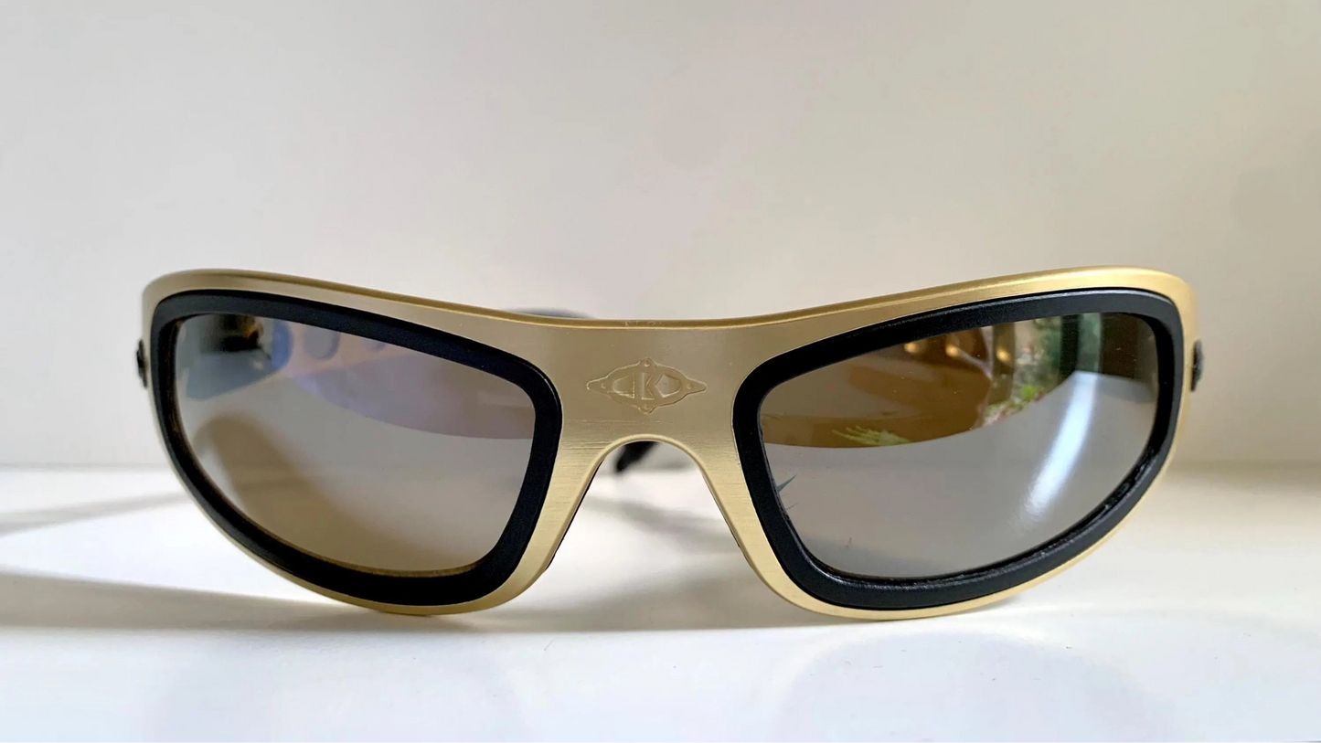 Killer Loop vintage 90s sunglasses - Vicious K0302 silver and black metal  frame