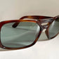 Vintage 80s sunglasses - Brown acetate frames made in France