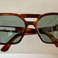 Vintage 80s sunglasses - Brown acetate frames made in France