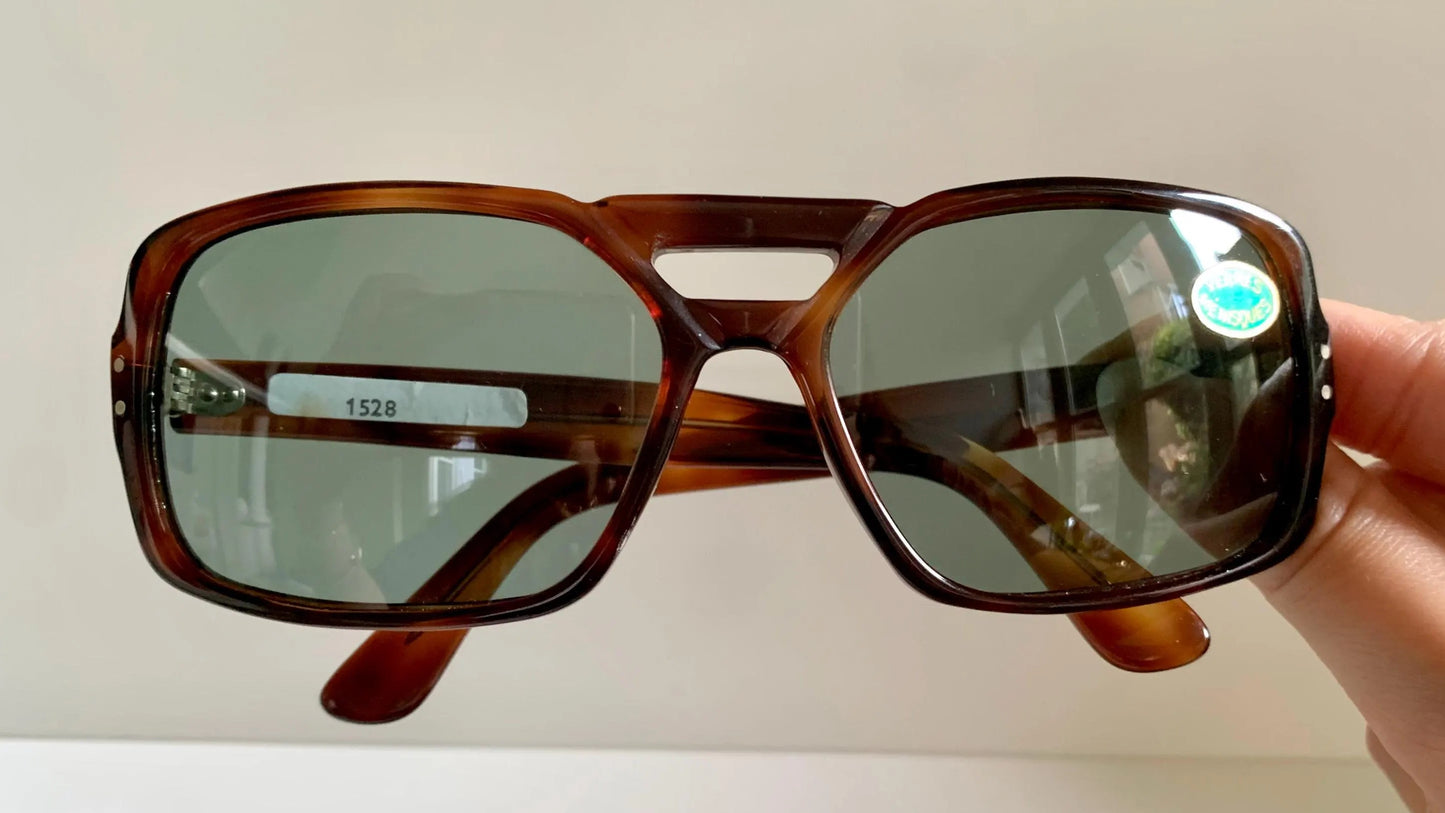 Vintage 80s sunglasses - Brown acetate frames made in France