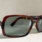 Vintage 80s sunglasses - Brown acetate frames made in France