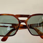 Vintage 80s sunglasses - Brown acetate frames made in France