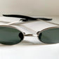 Ray Ban B&L ORBS USA vintage sunglasses - NOS W2389 Orbs silver matte frame