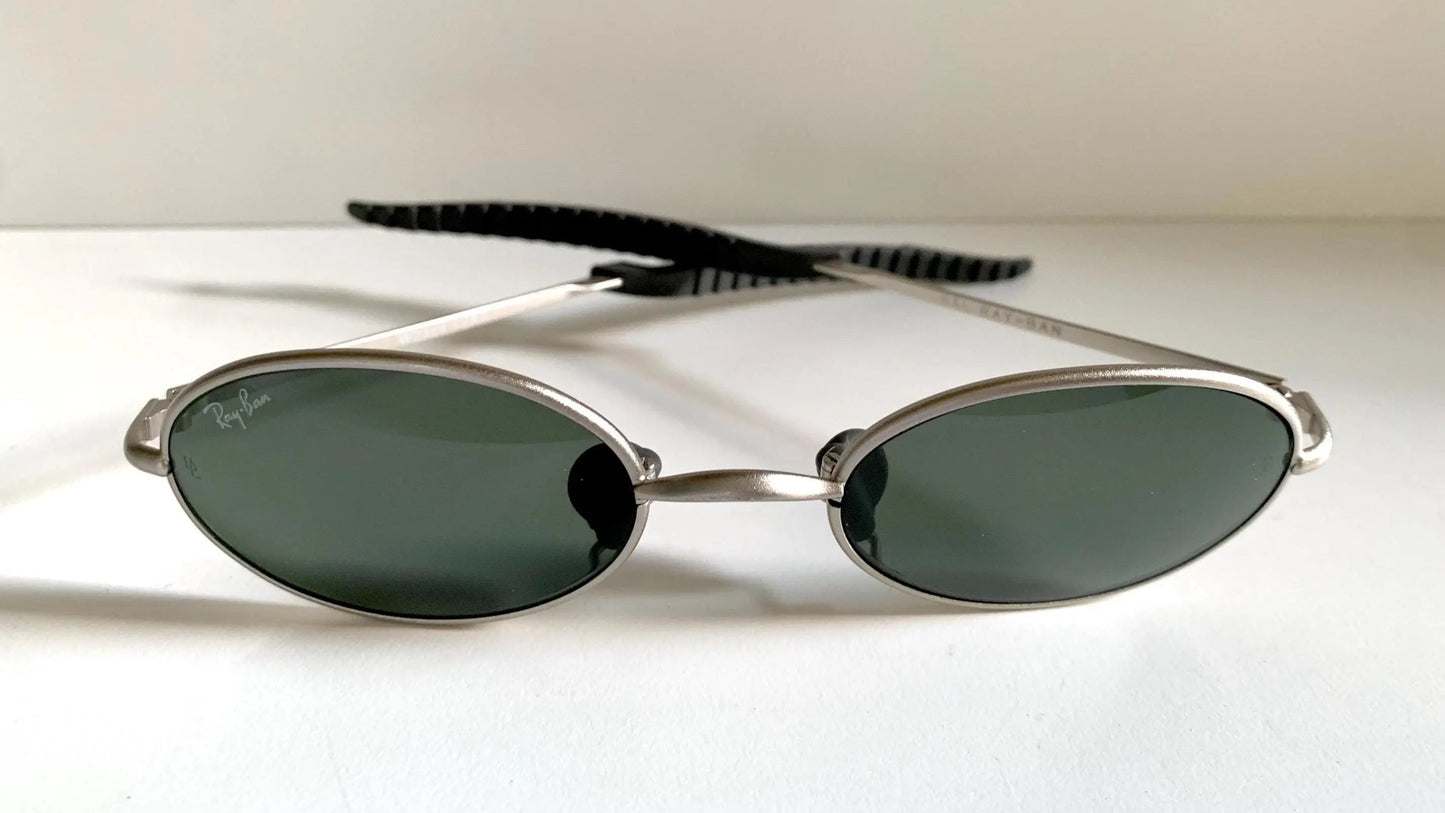 Ray Ban B&L ORBS USA vintage sunglasses - NOS W2389 Orbs silver matte frame