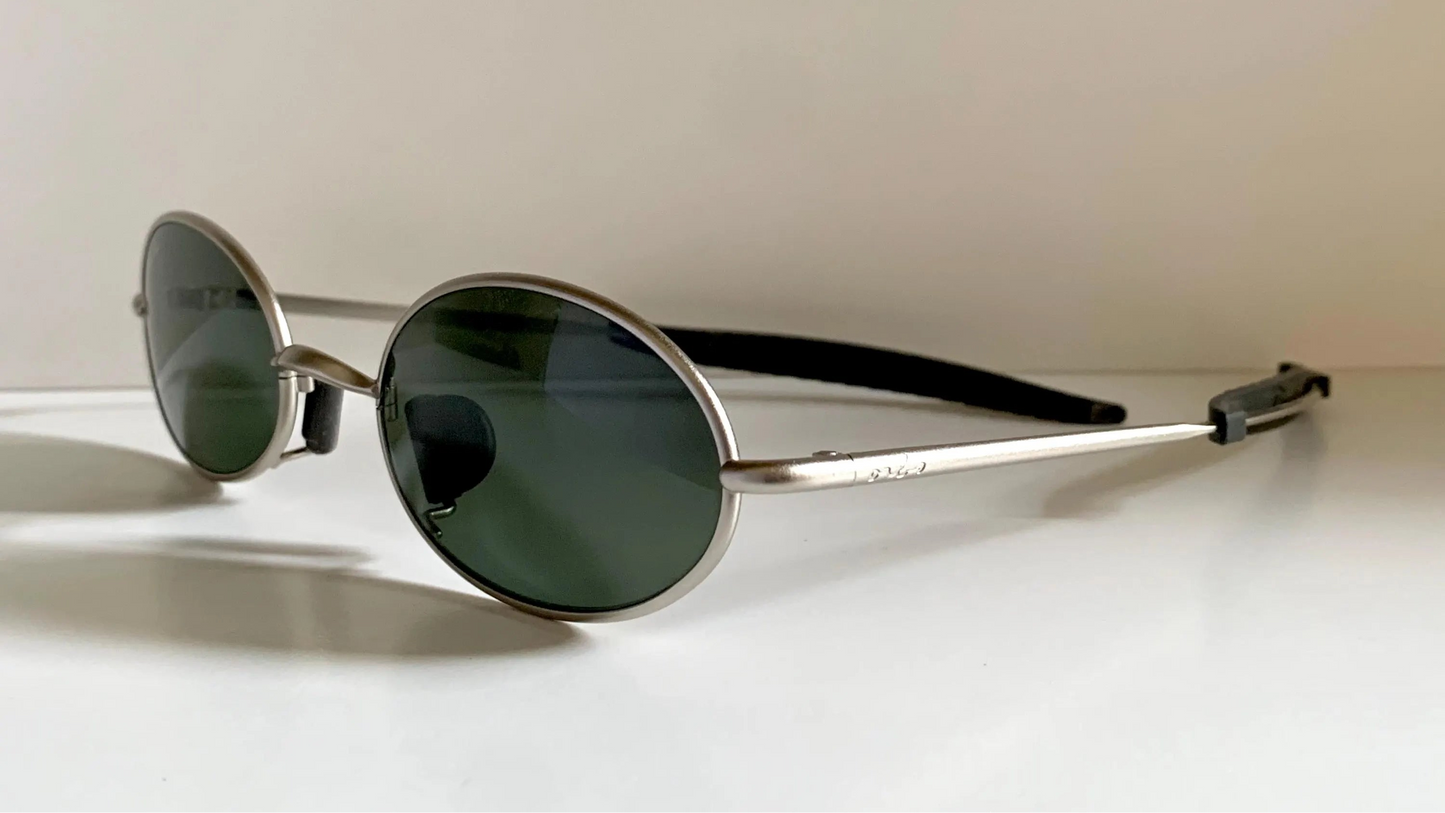Ray Ban B&L ORBS USA vintage sunglasses - NOS W2389 Orbs silver matte frame