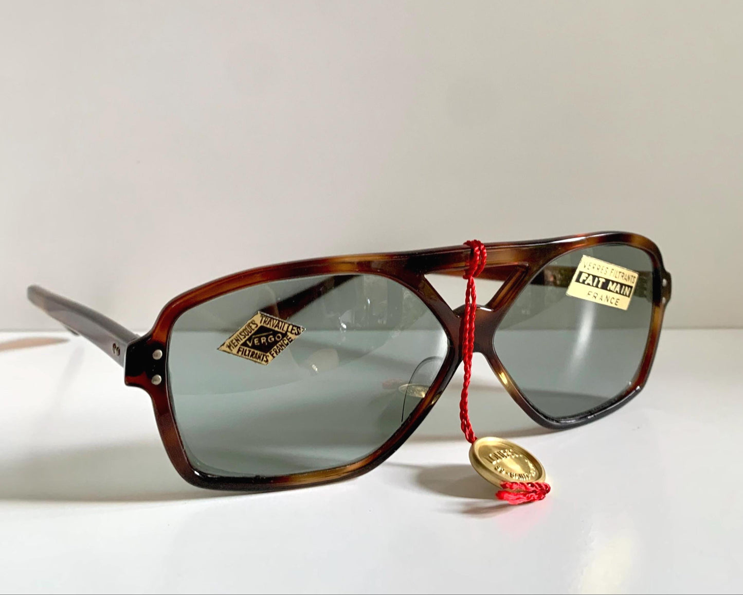 Vintage Loubsol 80s sunglasses - Brown acetate frames made in France