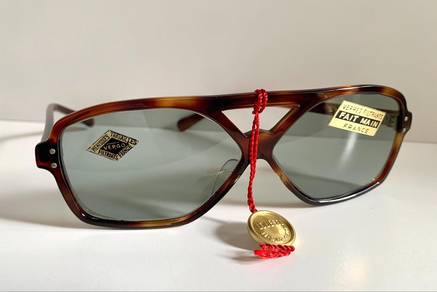 Vintage Loubsol 80s sunglasses - Brown acetate frames made in France