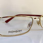 Yves Saint Laurent vintage glasses - YSL 80s golden frames with strass