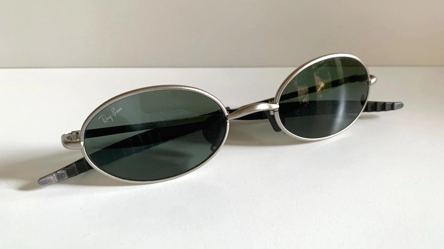 Ray Ban B&L ORBS USA vintage sunglasses - NOS W2389 Orbs silver matte frame