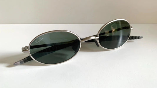Ray Ban B&L USA NOS Vintage Sonnenbrille - W2389 Orbs silber matt Rahmen