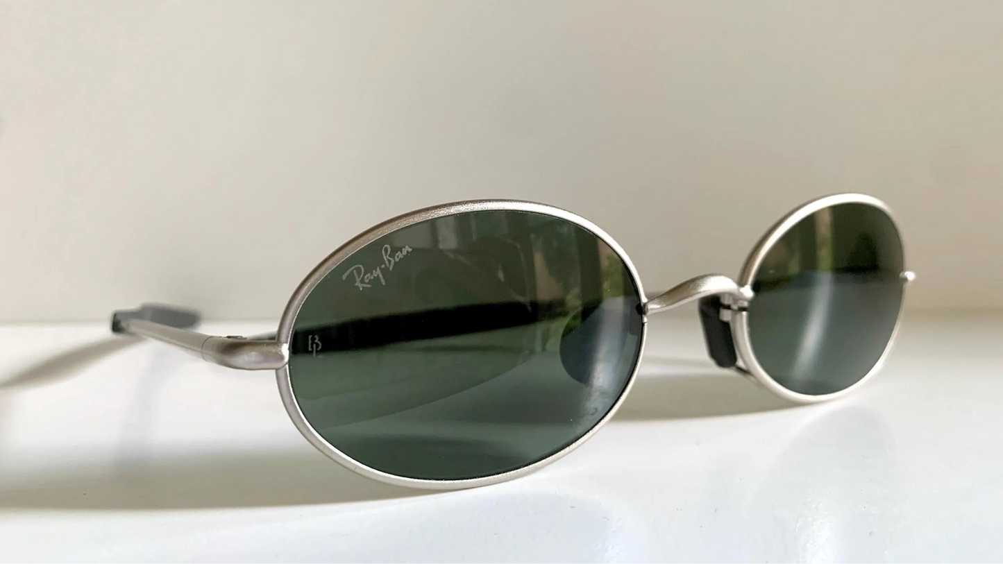 Ray Ban B&L ORBS USA vintage sunglasses - NOS W2389 Orbs silver matte frame