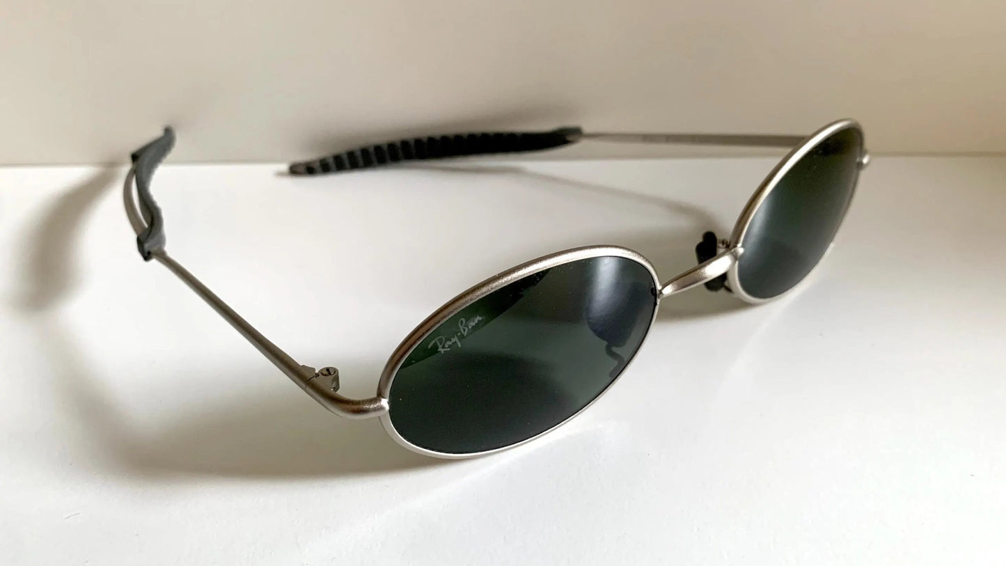 Ray Ban B&L ORBS USA vintage sunglasses - NOS W2389 Orbs silver matte frame