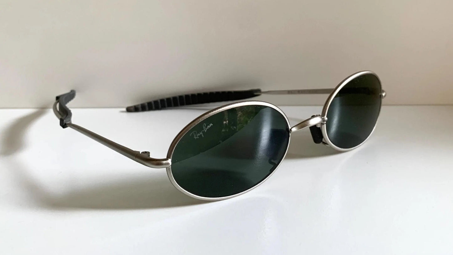 Ray Ban B&L ORBS USA vintage sunglasses - NOS W2389 Orbs silver matte frame