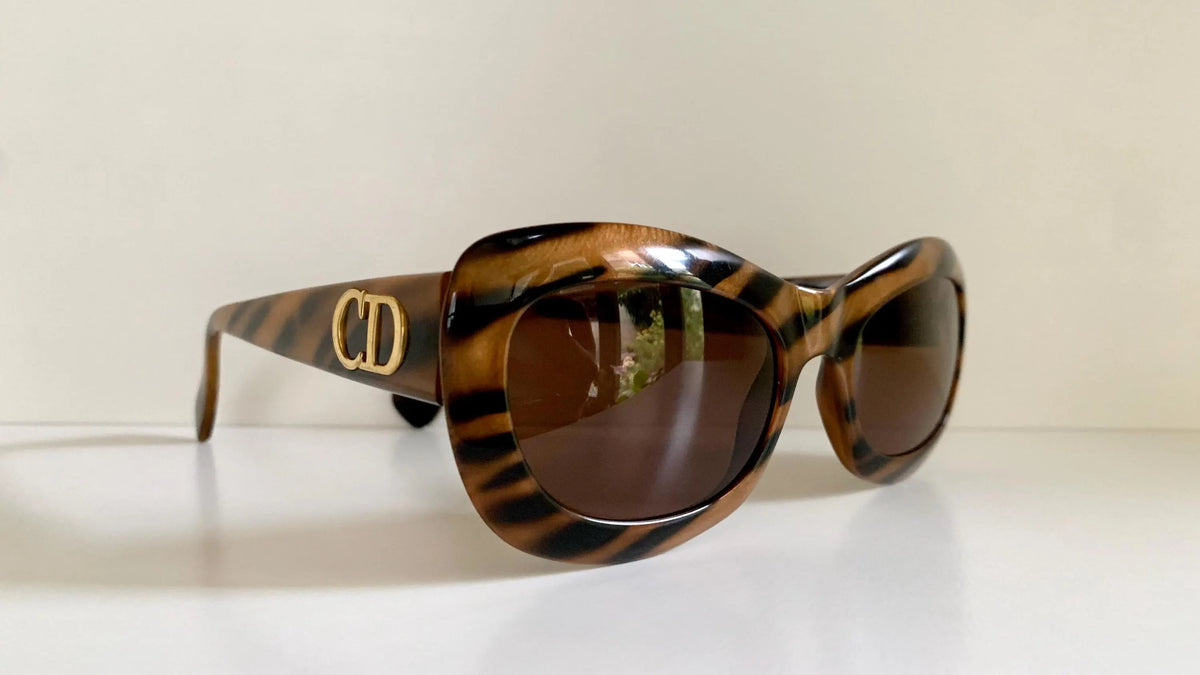 Christian Dior Vintage Sunglasses - 2974 animal print 90s frames