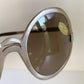 Vintage 80er-Jahre-Sonnenbrille – Braune Acetatrahmen, hergestellt in Frankreich