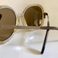 Vintage 80er-Jahre-Sonnenbrille – Braune Acetatrahmen, hergestellt in Frankreich