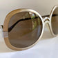 Vintage 80er-Jahre-Sonnenbrille – Braune Acetatrahmen, hergestellt in Frankreich