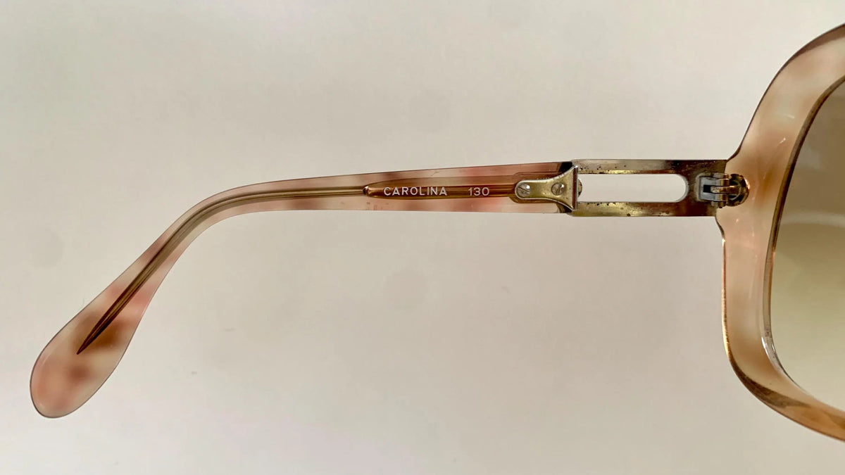Vintage 80er-Jahre-Sonnenbrille – Braune Acetatrahmen, hergestellt in Frankreich
