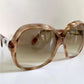 Vintage 80er-Jahre-Sonnenbrille – Braune Acetatrahmen, hergestellt in Frankreich