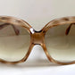Vintage 80er-Jahre-Sonnenbrille – Braune Acetatrahmen, hergestellt in Frankreich