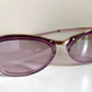 Gucci 00s vintage sunglasses - purple frame with Gucci logos