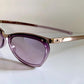 Gucci 00s vintage sunglasses - purple frame with Gucci logos