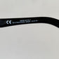 Gucci 90s vintage sunglasses - black and silver wrap frame with Strass Horsebit logo