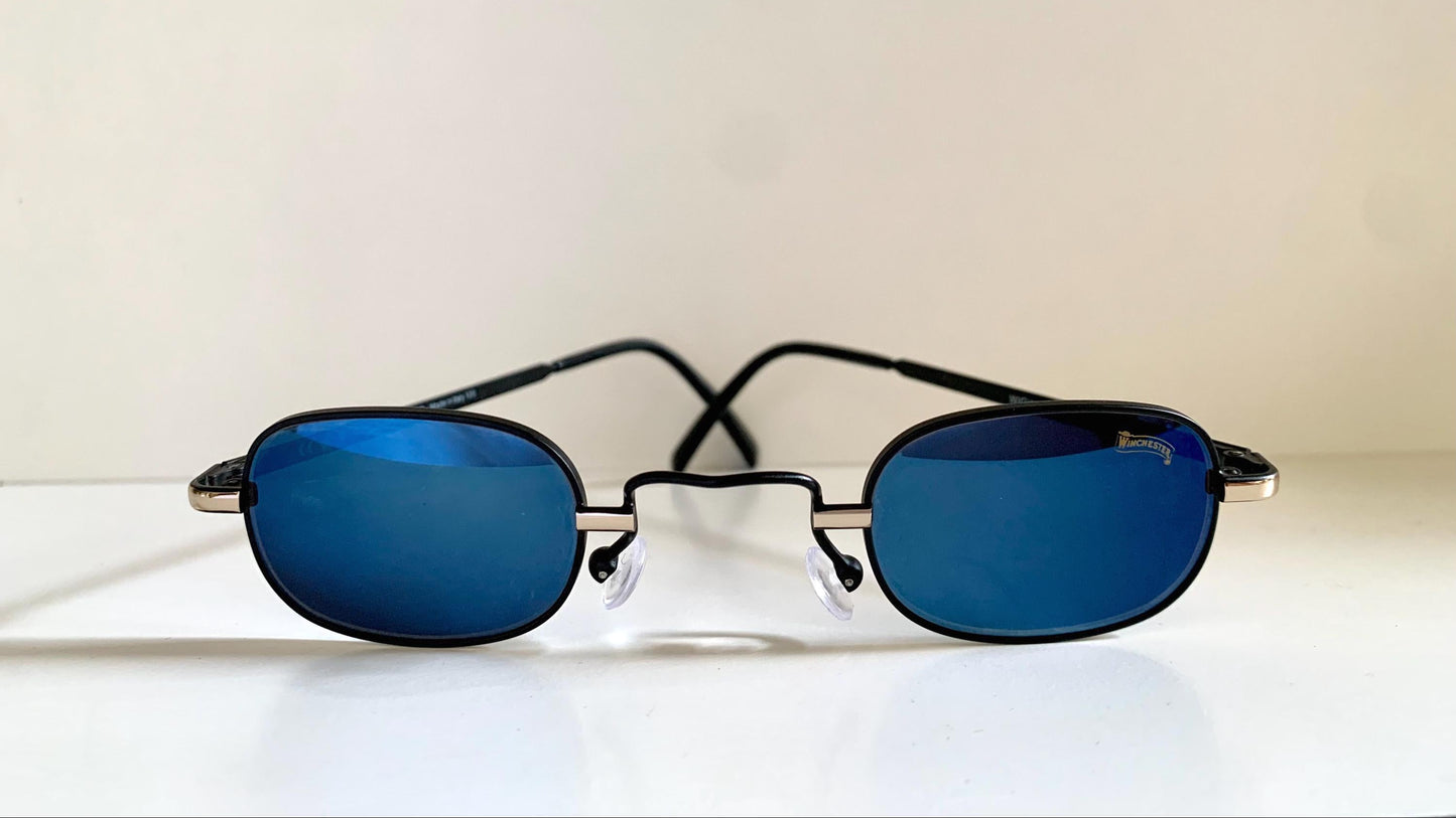 Winchester by Magic Line NOS 90s vintage sunglasses - XS mirrored frames