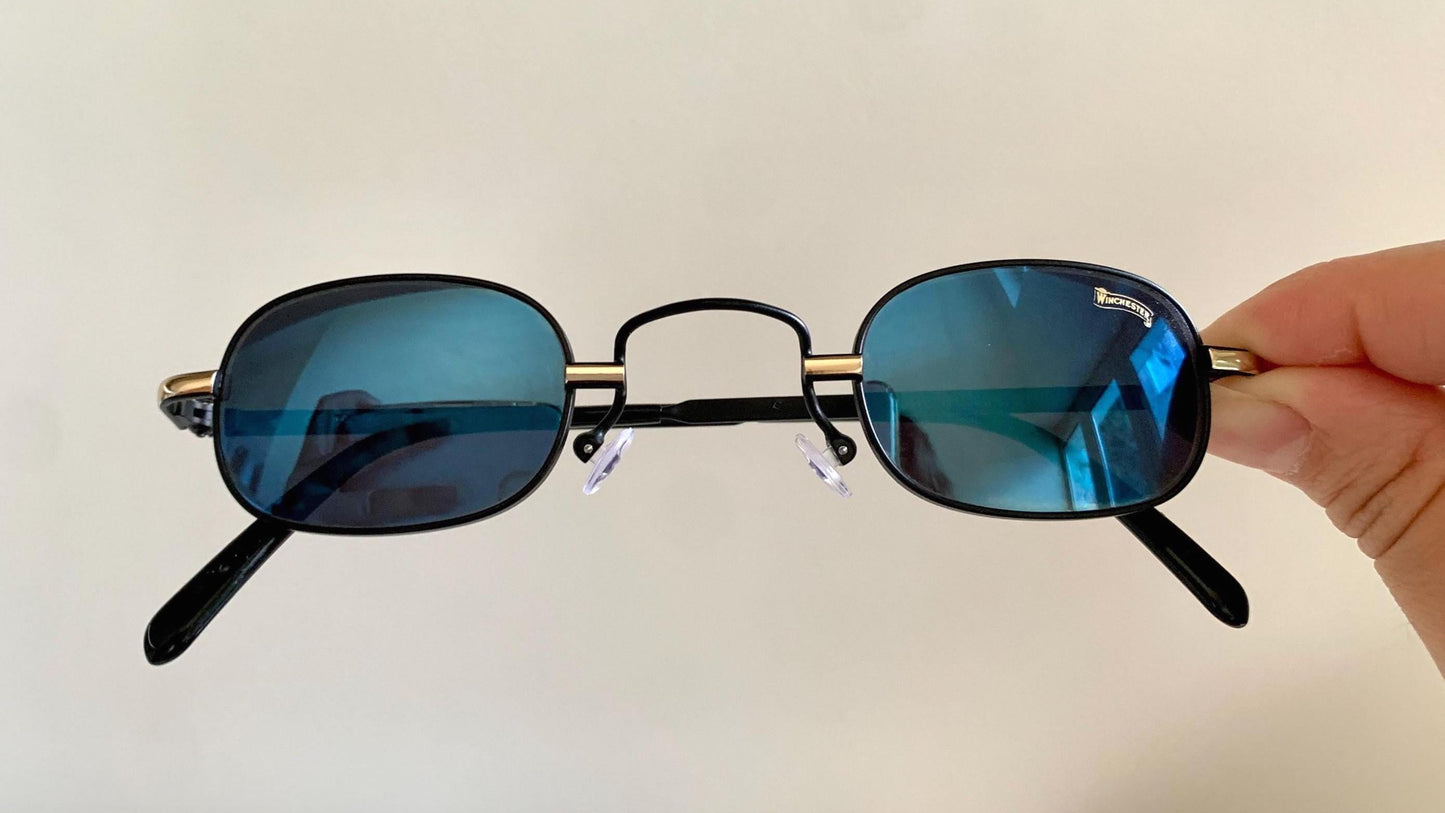 Winchester by Magic Line NOS 90s vintage sunglasses - XS mirrored frames