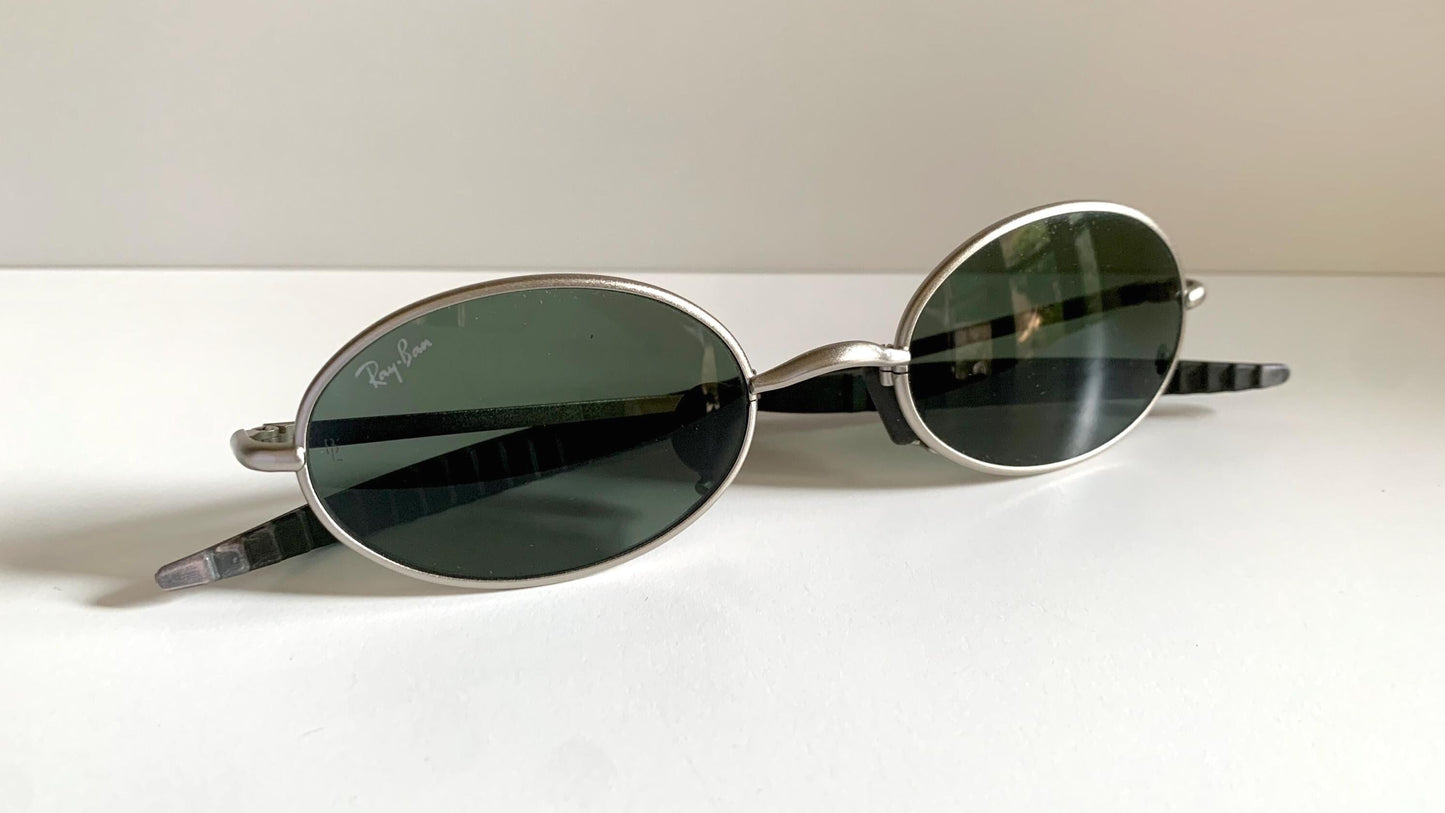 Ray Ban B&L ORBS USA vintage sunglasses - NOS W2389 Orbs silver matte frame