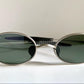 Ray Ban B&L ORBS USA vintage sunglasses - NOS W2389 Orbs silver matte frame