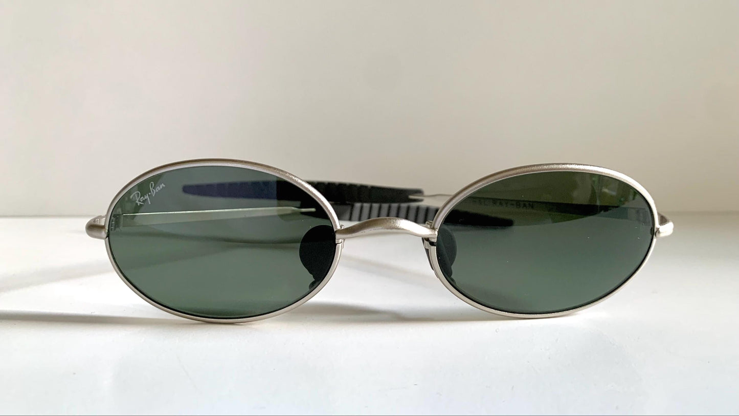 Ray Ban B&L ORBS USA vintage sunglasses - NOS W2389 Orbs silver matte frame