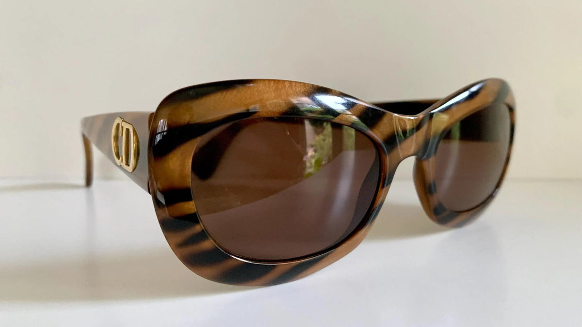 Christian Dior Vintage Sunglasses - 2974 animal print 90s frames