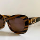 Christian Dior Vintage Sunglasses - 2974 animal print 90s frames