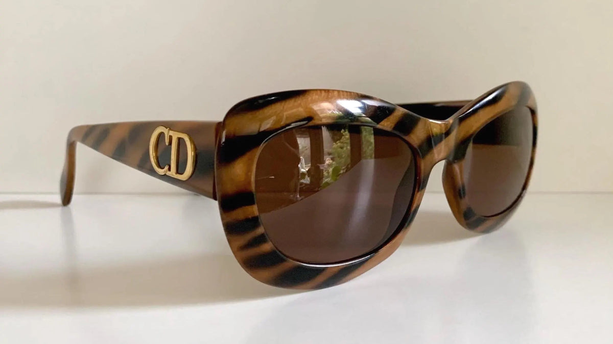 Christian Dior Vintage Sunglasses - 2974 animal print 90s frames