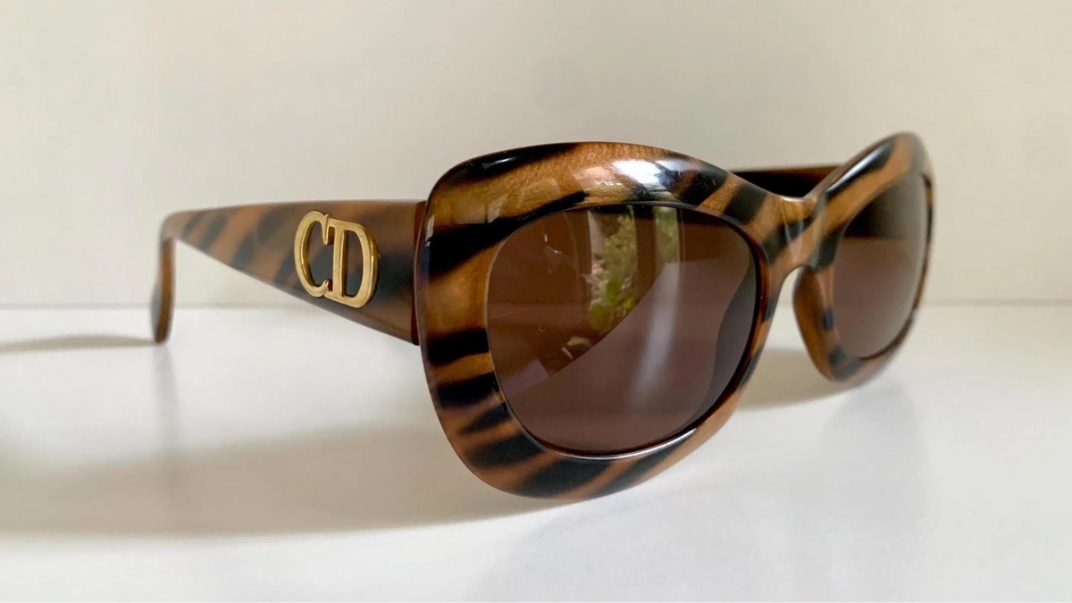 Christian Dior Vintage Sunglasses - 2974 animal print 90s frames