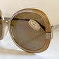 Vintage 80er-Jahre-Sonnenbrille – Braune Acetatrahmen, hergestellt in Frankreich