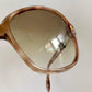 Vintage 80er-Jahre-Sonnenbrille – Braune Acetatrahmen, hergestellt in Frankreich