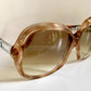 Vintage 80er-Jahre-Sonnenbrille – Braune Acetatrahmen, hergestellt in Frankreich